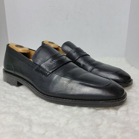 Cole Haan Men's Penny Loafer Size 11 Black Leather Shoes  C06597 - Picture 1 of 10